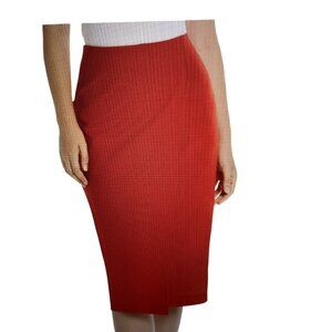 RAFAELLA RAFAELLA PLUS SIZE PONTE ASYMM SKIRT RUBY 22W NWT